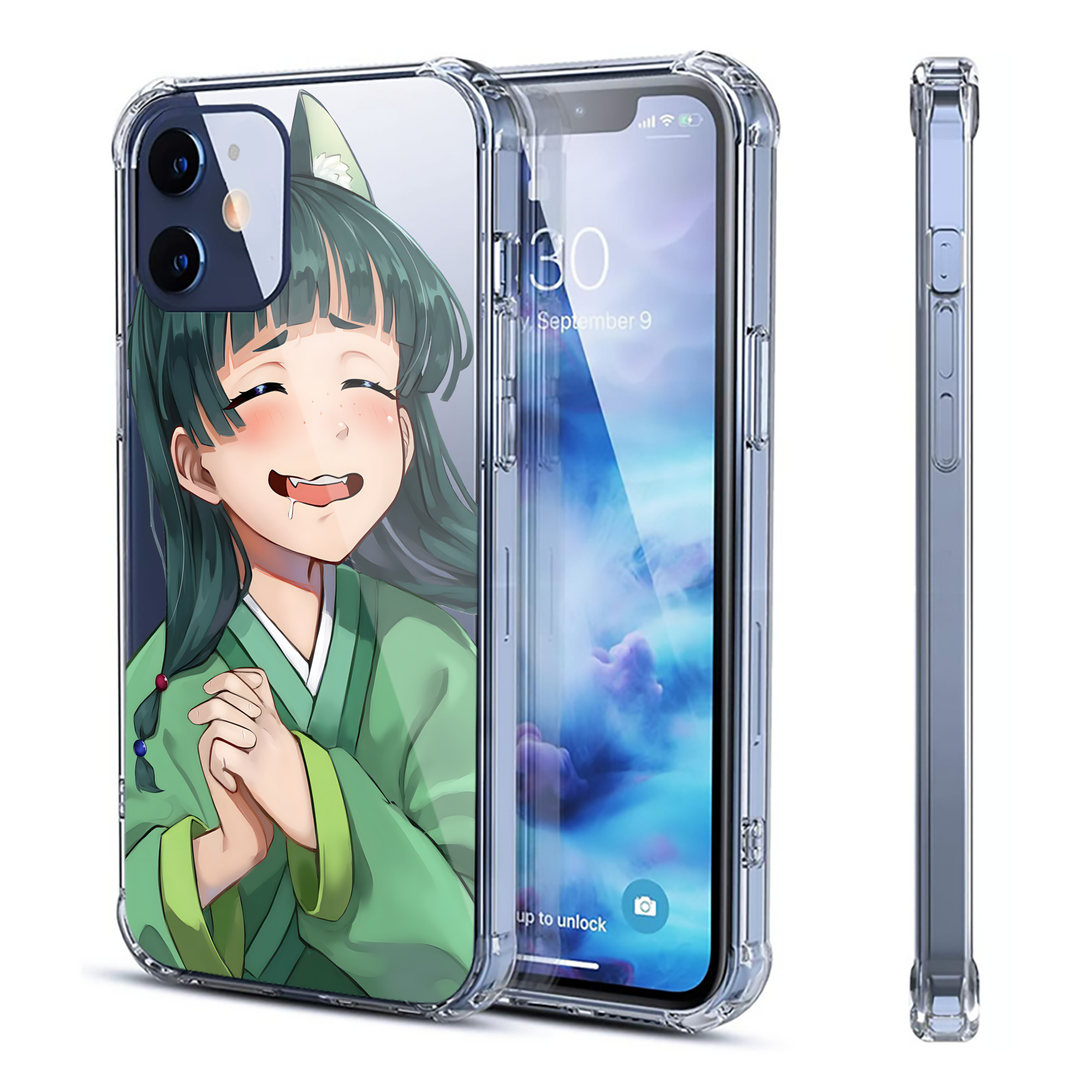 （画像用） 薬屋のひとりごと The Apothecary Diaries 【iPhone 12シリーズ対応】透明スマホケース（クリアソフトケース）